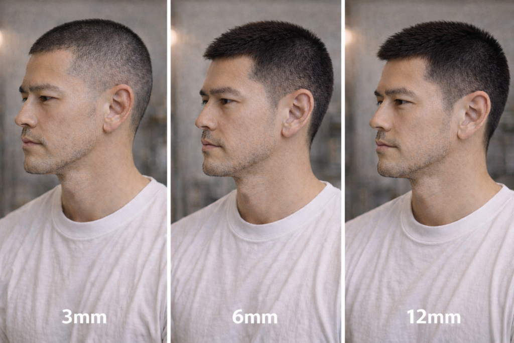 スポーツ刈り比較