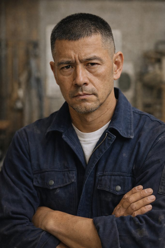 短めのスポーツ刈り